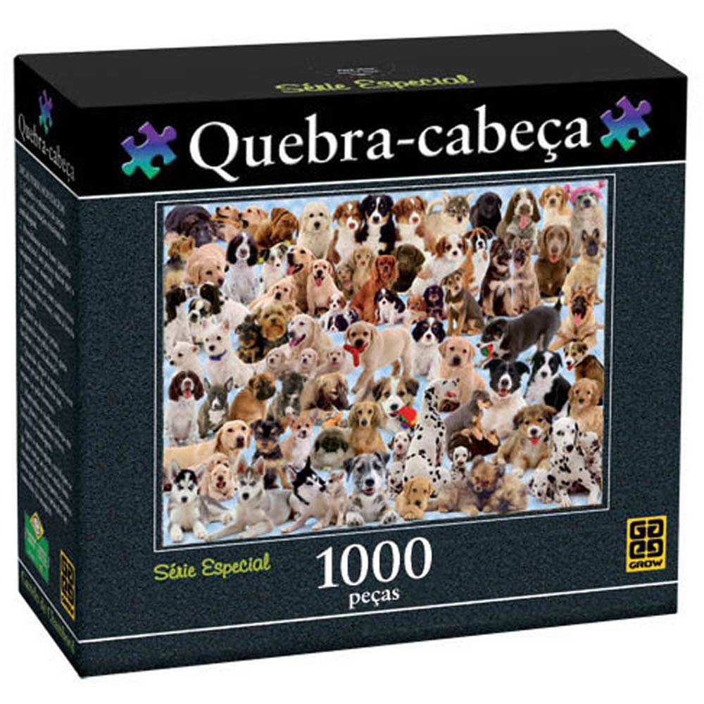 Quebra-Cabeça 1000 Peças - Dogmania - MP Brinquedos
